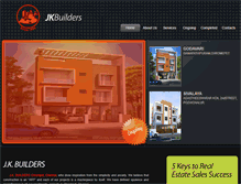 Tablet Screenshot of jkbuilders.info